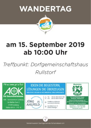 Wandertag Scharnebeck am 15. September 2019